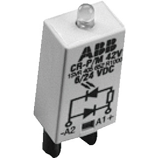 Abb Plug in module led groen 6...24vac/DC