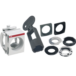 Abb Rand zwart voor compact keuze schak.