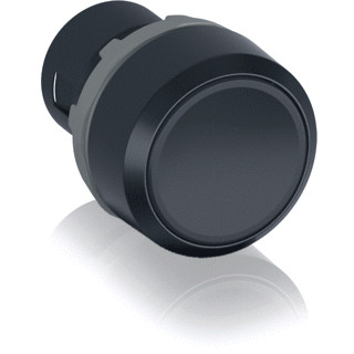 Abb Reset drukknop zonder as / zonder tekst zwart