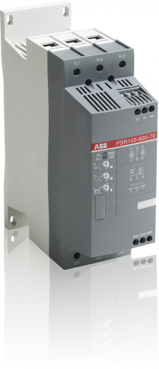 Abb Sofstarter supply voltage 100-250V ac in lijn : 30KW/400V 60a met I