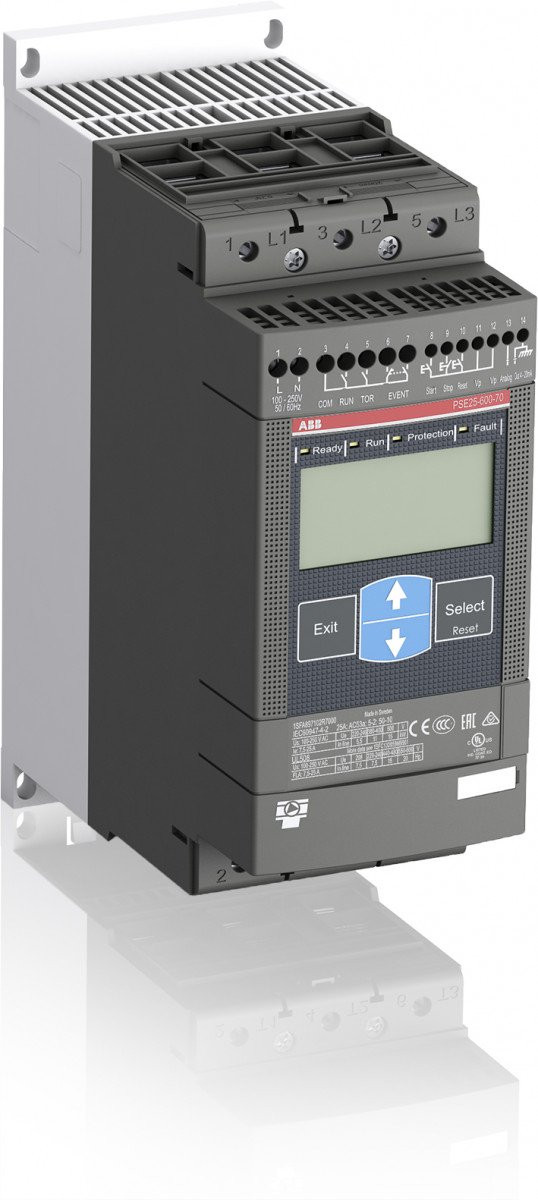 Abb Softstarter stuurspanning 100-250V ac in lijn : 11KW/400V 25a inter