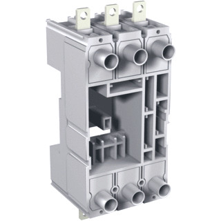 Abb Sokkel voor XT4 plug-in horz. vert. achter aansluiting 3 polig