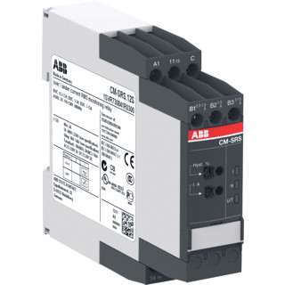 Abb Stroom bewakingrelais 1C/O B1,2,3-c=3ma-1a RMS a1-a2=24-240V met vee