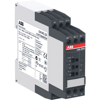 Abb Stroom bewakingrelais 2C/O B1,2,3-c=3ma-1a RMS a1-a2=24-240V met vee
