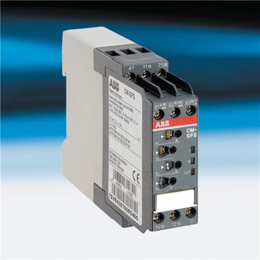 Abb Stroom bewakingsrelais CM-SFS.22 2C/O B1,2,3-C=0,3-15a RMS a1-a2=24-