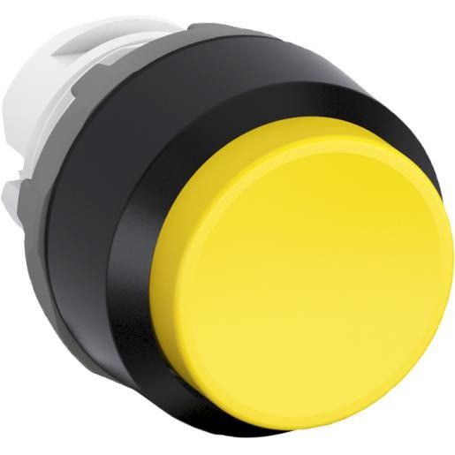 Abb Terugverende drukknop geel
