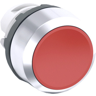 Abb Terugverende drukknop rood