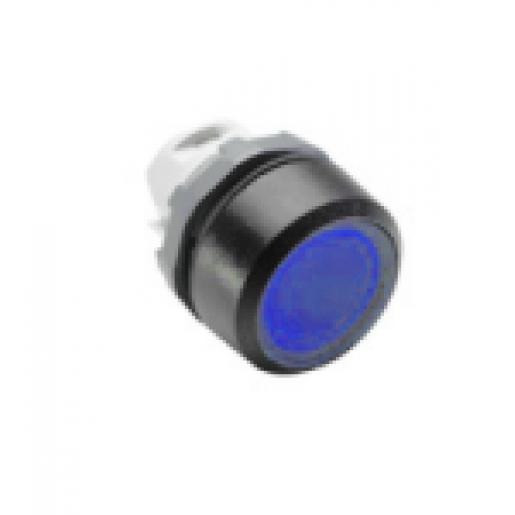 Abb Terugverende drukknop verlicht blauw