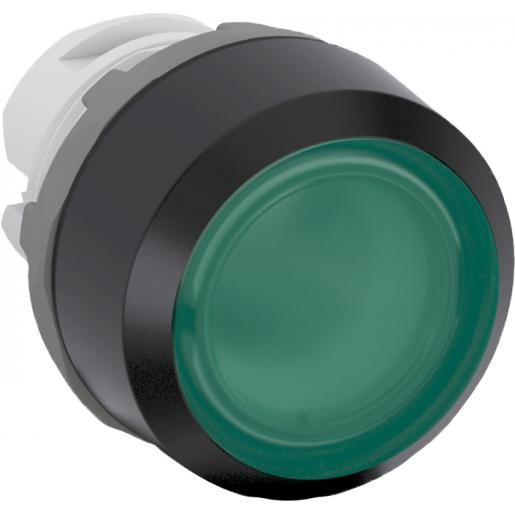 Abb Terugverende verlichte drukknop groen