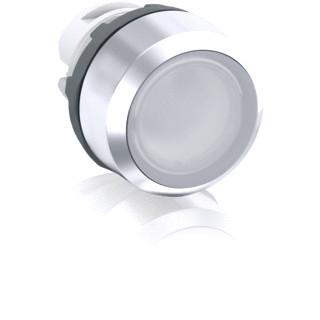 Abb Terugverende verlichte drukknop helder