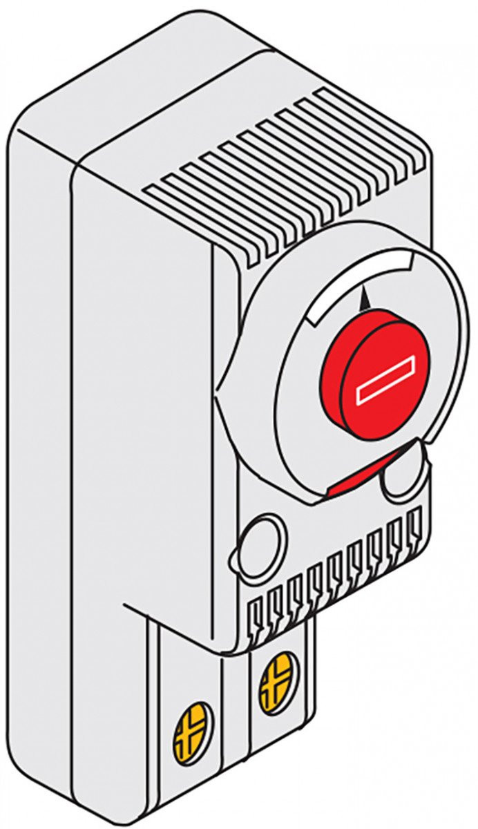 Abb Thermostaat-10+80°C 110/250vac no 2a