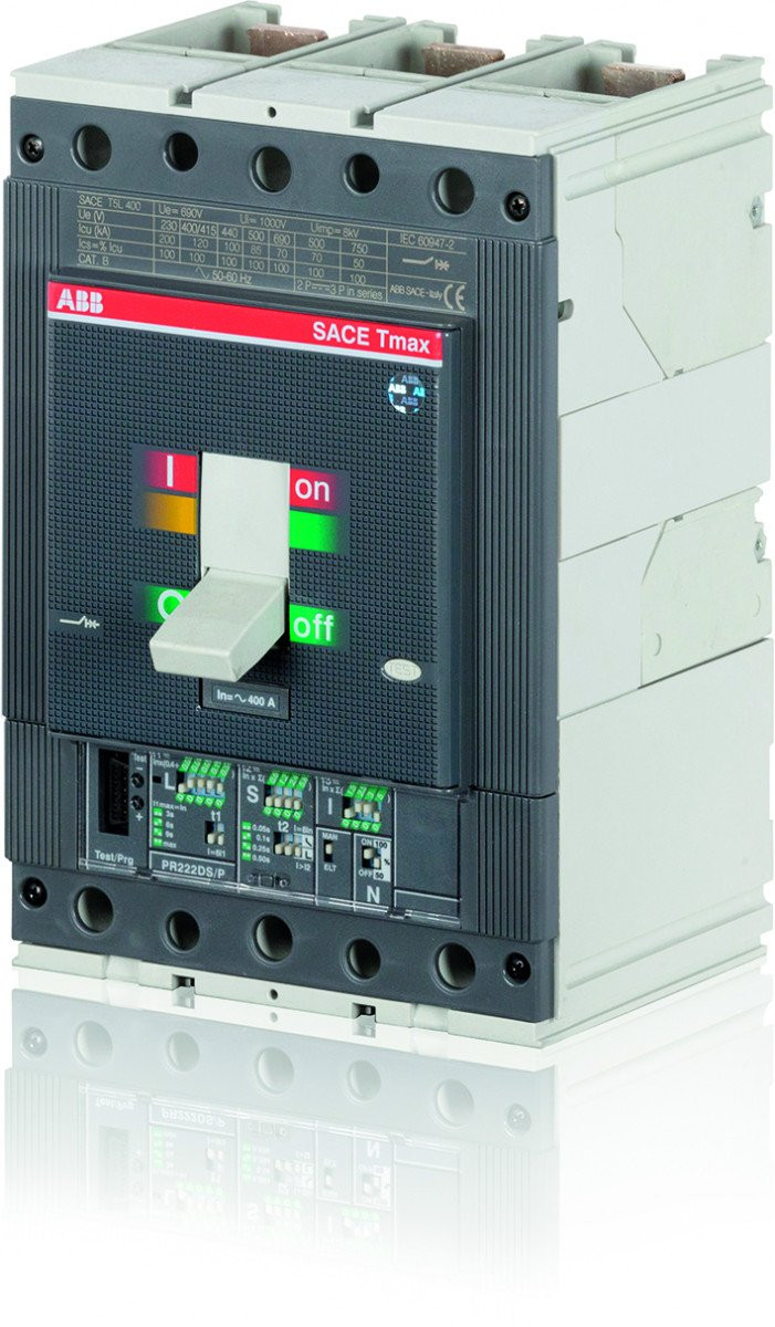 Abb Tmax T5N 400/R400 3P vast met vooraansluiting PR222DS/P-lsig micropro