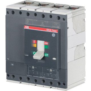 Abb Tmax T5S 630/R500 4P vast met vooraansluiting instelbare therm./ mag