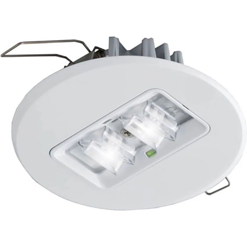 ABB VanLien Evago Decentraal 2 watt, rond alu continu inbouw led armatuur, inclusief dal