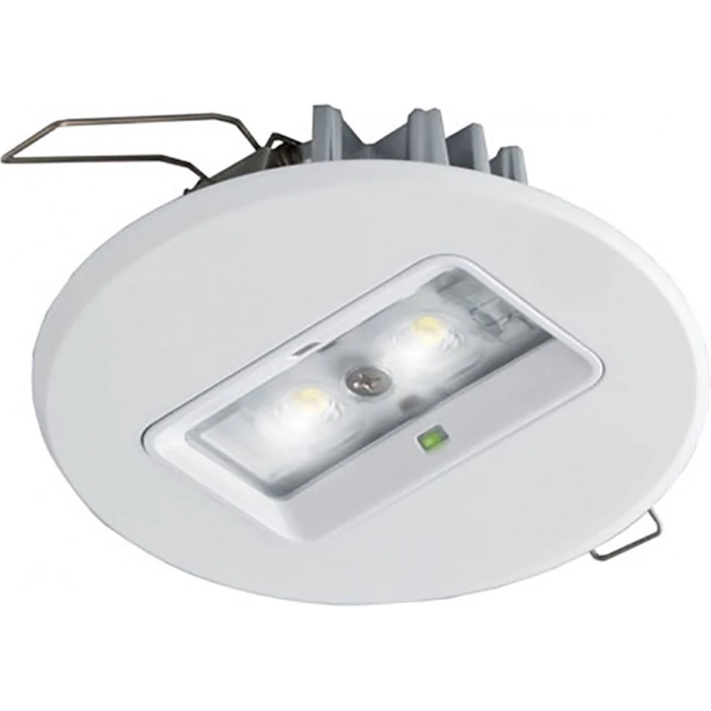 ABB VanLien Evago Decentraal 2 watt, rond alu continu inbouw led armatuur, inclusief dal