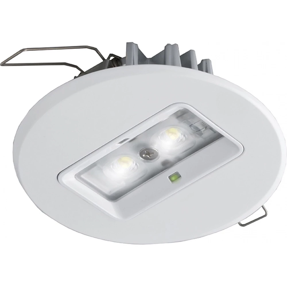 ABB VanLien Evago Decentraal 2 watt, rond alu continu inbouw led armatuur, inclusief dal