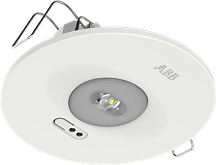 ABB VanLien Movion Decentraal 3 urig inbouw armatuur wit, V luchtrouteverlichting lange S
