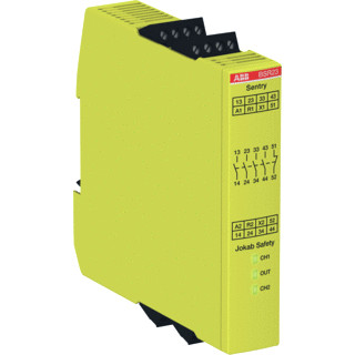 Abb Veiligeheids/uitbreidings relais 4 no+1 NC output 24 VDC voedingsspa