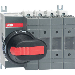 Abb Veilighedenlastscheider os serie 63 A 4 polig BS a2 a3 mechanisme L