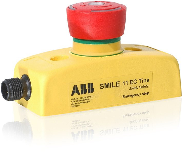 Abb Veiligheidsstop met 5-polige M12 conn.