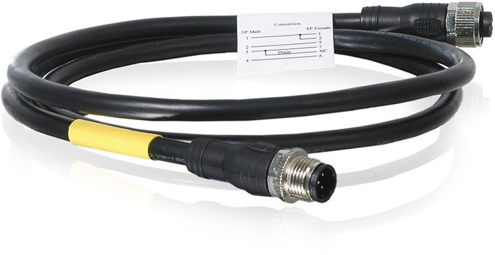 Abb Jokab actorkabel 8P M12 1M