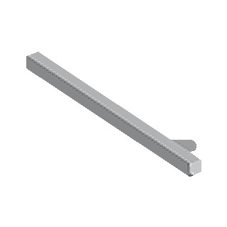 Abb Verlengas voor bedieningsknop diameter 6 MM lengte 105 MM