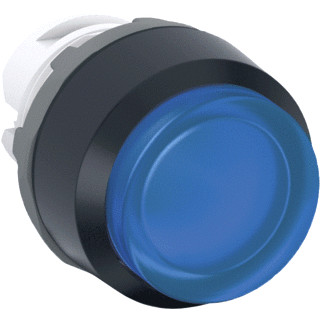 Abb Verlichte drukknop blauw