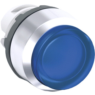 Abb Verlichte drukknop blauw