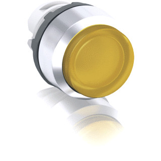 Abb Verlichte drukknop geel