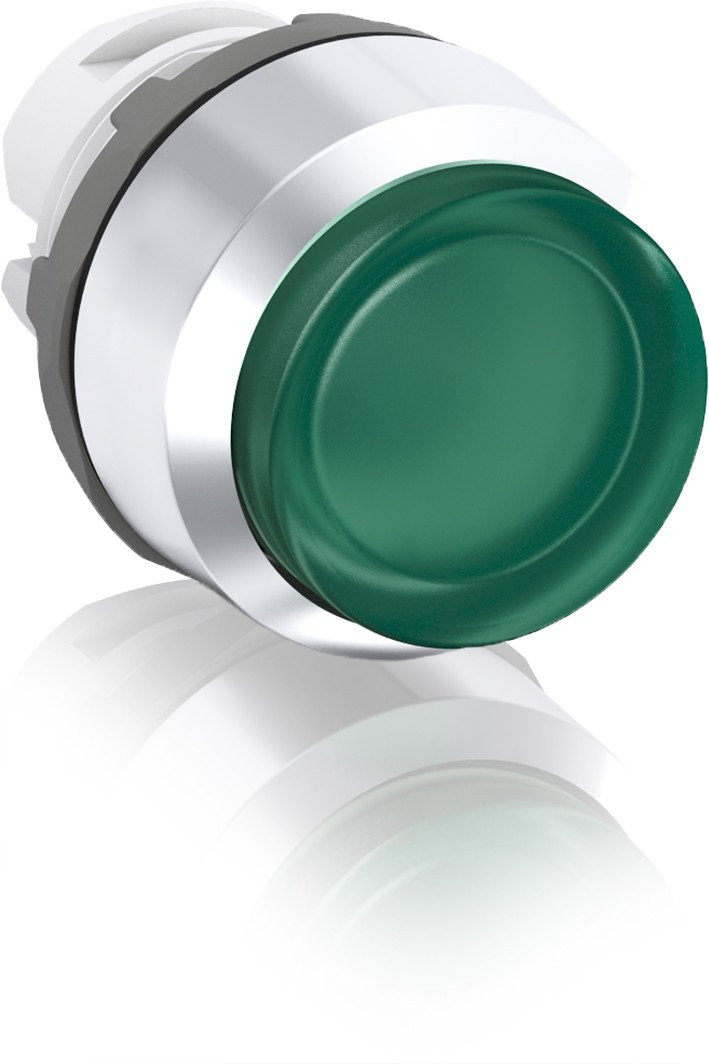 Abb Verlichte drukknop groen