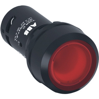 Abb Verlichte drukknop groen met 1no 24vac/DC