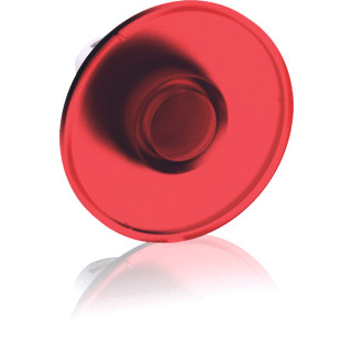 Abb Verlichte paddestoel terugverend 60MM rood