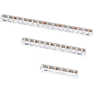 Abb Verzamelrail L1-L2-aux-L3-L1-aux-L2-L3-aux