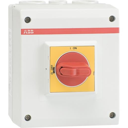 Abb Enclosed switches lastscheider werkschakelaar ip65 3P 16a