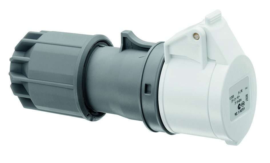 ABL K11S60 Cee Koppeling, ip44, 16a, 3-polig, 42V, 12H, wit