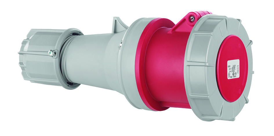 ABL K54S25 Cee Koppeling, ip67, 125a, 5-polig, 230V, 9H, blauw