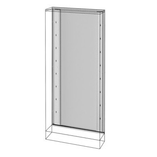 Gewiss QDX 630 L-serie Achterframe - verdeelkasten voor montage - QDX 630 L - 850x1600 MM