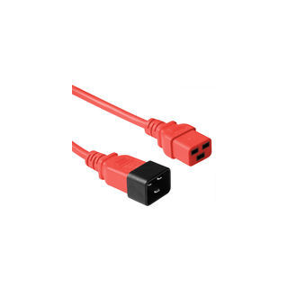 ACT Ak5090 Powercord C19 - C20 RD 1.80M