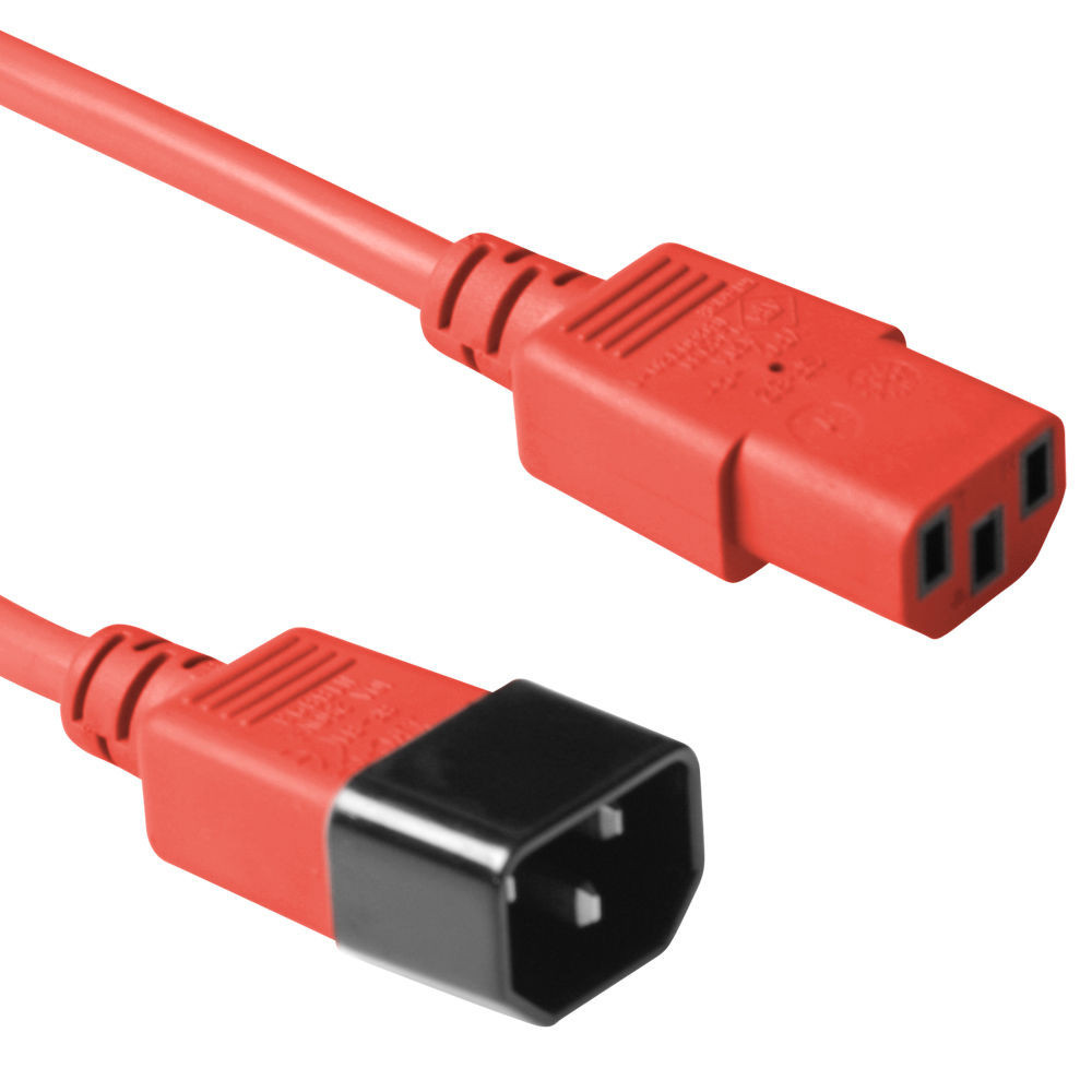 ACT Ak5105 Powercord C13 - C14 RD 1.20M