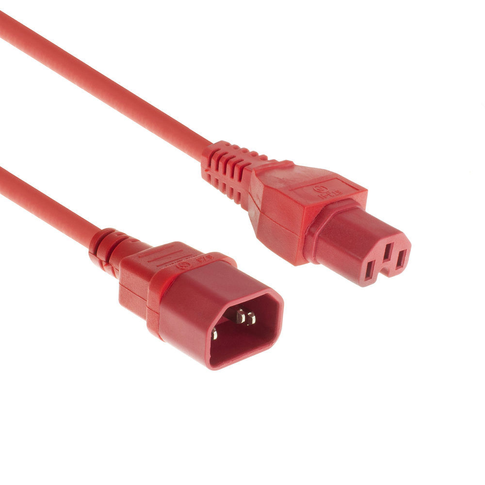 ACT Ak5304 Powercord C14-C15 RD 1.20M