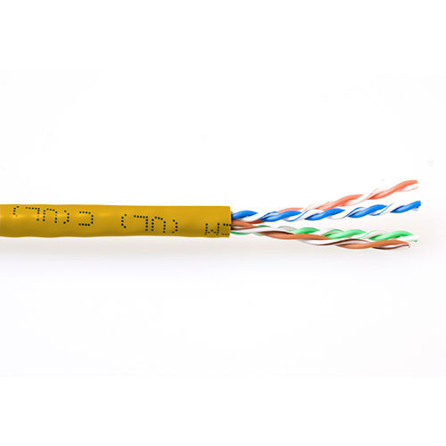 ACT Ep388b C6 U/utp patch PVC yellow 305M box 305 MTR
