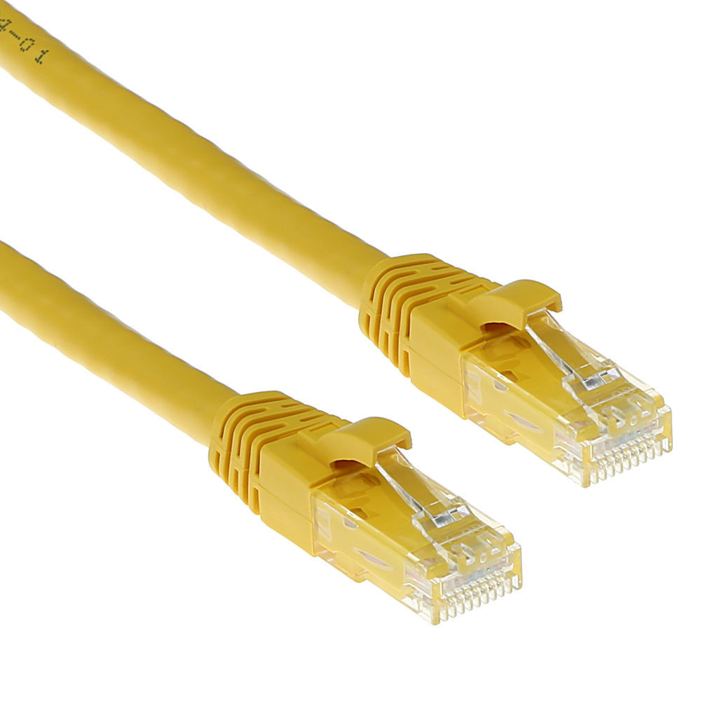 ACT Is8801 Cat6 U/utp snagless YL 1.00M