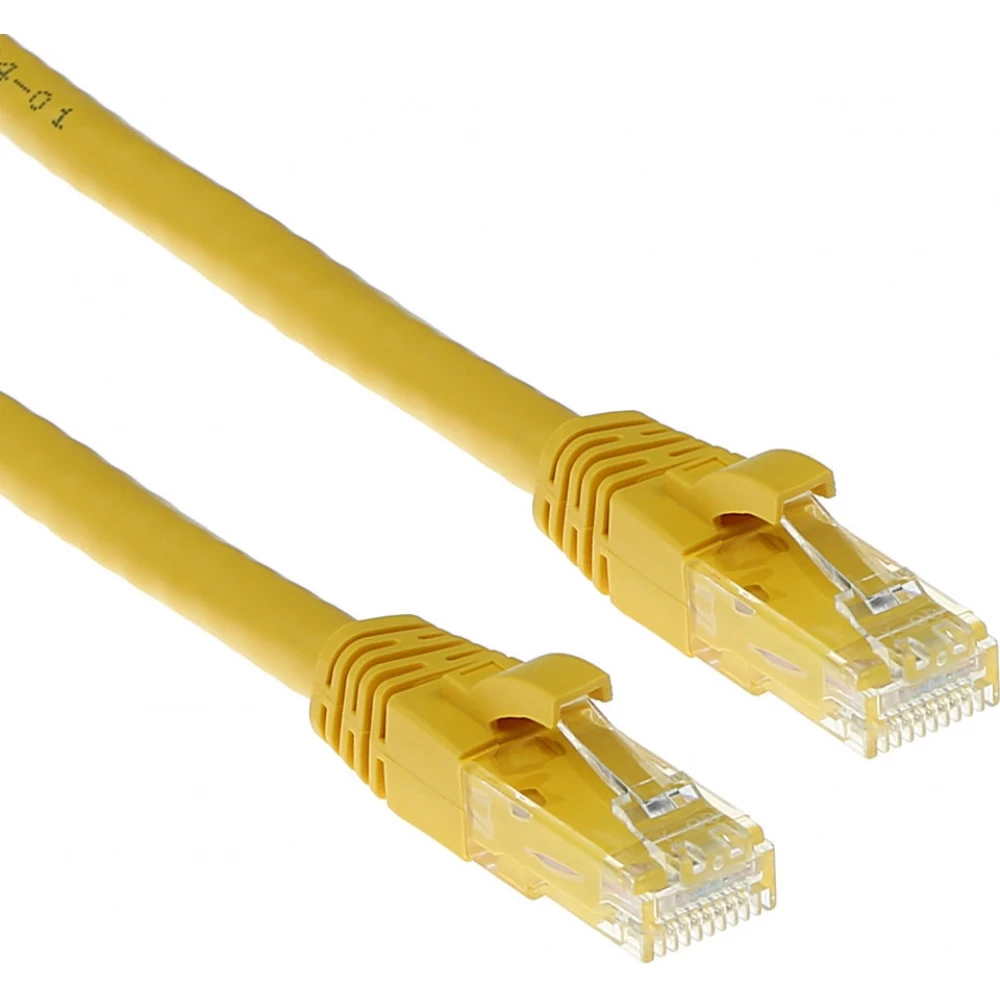ACT Is8801 Cat6 U/utp snagless YL 1.00M