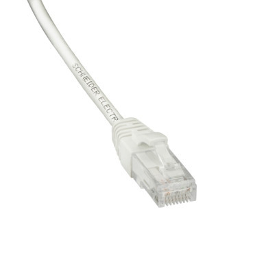 Schneider Electric Actassi Patchkabel, actassi, categorie 6, U/utp, LSZH, 0,5 M, wit
