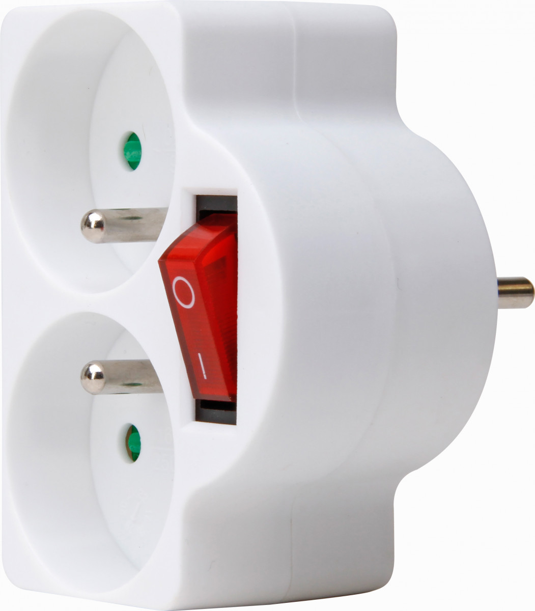 Kopp Adapters Adapter 1V pa SH schak. wit