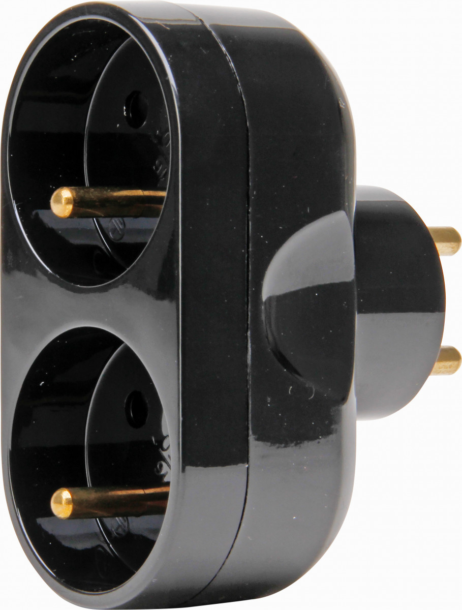 Kopp Adapters Adapter 2V pa SH ov zwart