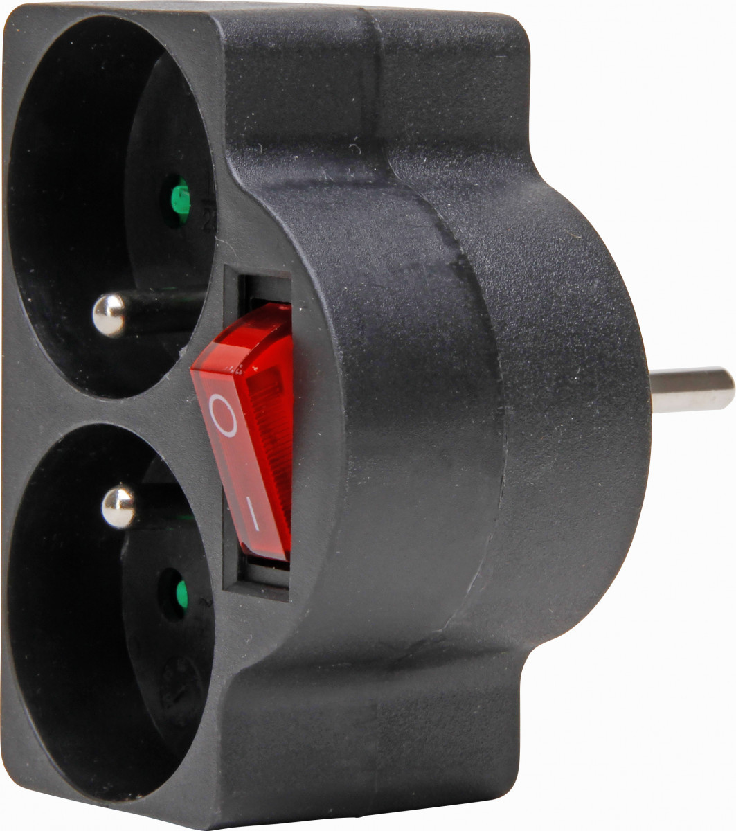 Kopp Adapters Adapter 2V pa SH schak. zwart