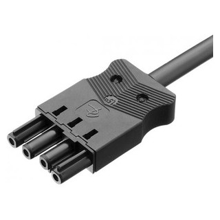 Adels Patchkabel gebouwinstallatie 4P contrastekker (female) vrij kabeluiteinde 1000MM ac 166 alcgb/415 100