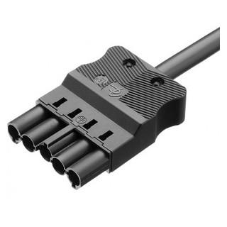 Adels Patchkabel gebouwinstallatie 5P stekker vrij kabeluiteinde 1000MM ac 166 alcgs/515 100