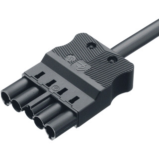 Adels Patchkabel gebouwinstallatie 5P stekker vrij kabeluiteinde 2000MM ac 166 alcgs/525 200